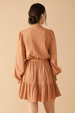 WANDERING MIND WOVEN MINI DRESS