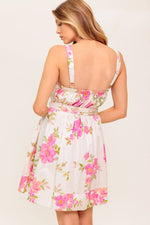 PERFECT AFTERNOON WOVEN MINI DRESS