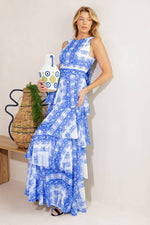 DREAM OF THE FLEET WOVEN MAXI DRESS