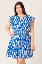 A PERFECT MATCH WOVEN MINI DRESS
