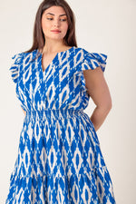 A PERFECT MATCH WOVEN MINI DRESS