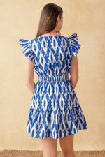A PERFECT MATCH WOVEN MINI DRESS
