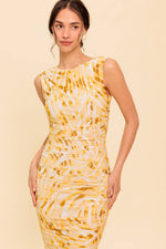 LIVING IN WONDERLAND WOVEN MAXI DRESS