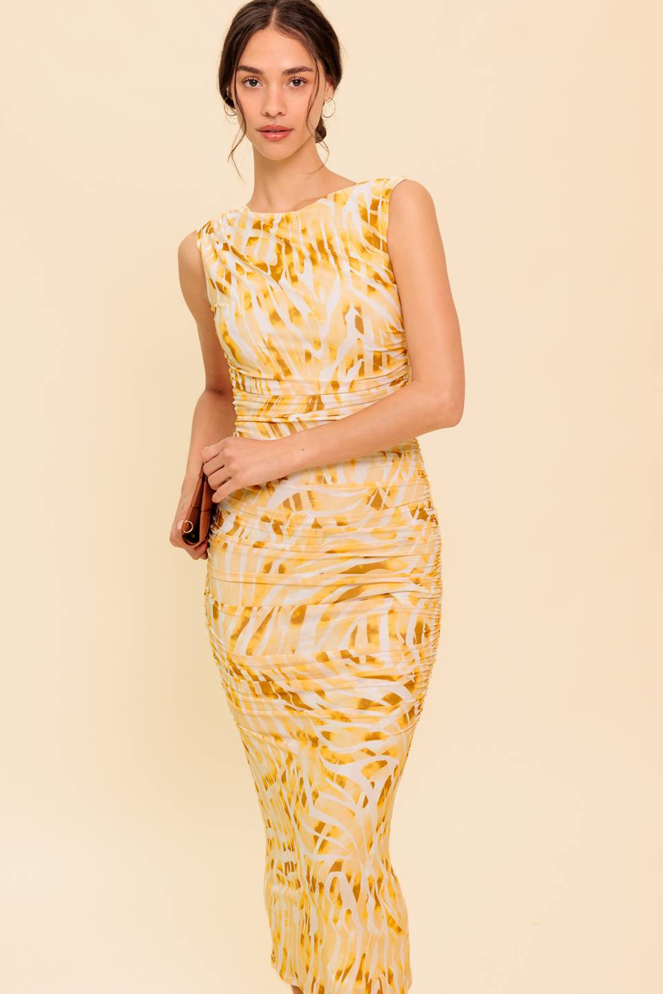 LIVING IN WONDERLAND WOVEN MAXI DRESS
