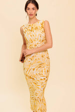 LIVING IN WONDERLAND WOVEN MAXI DRESS