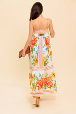 SAID AND DONE IVORY WOVEN MAXI DRESS