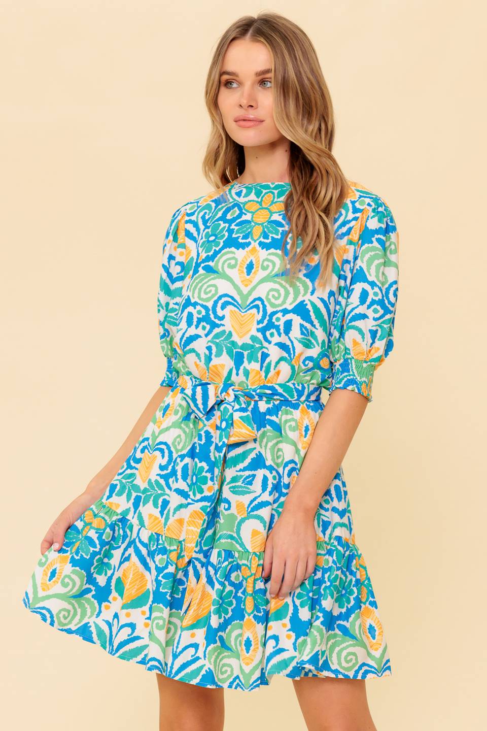 LOVE IN YOUR EYES WOVEN MNI DRESS