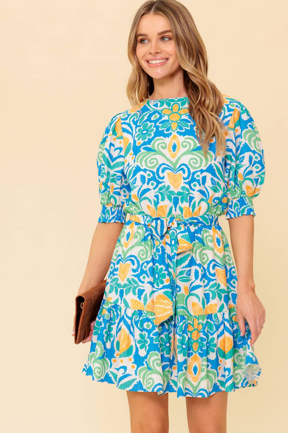 LOVE IN YOUR EYES WOVEN MNI DRESS