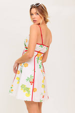 HEART OF GOLD WOVEN MINI DRESS