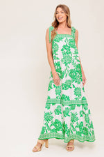 GARDEN TALES WOVEN MAXI DRESS