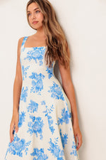 BLUEBELL BREEZE WOVEN MIDI DRESS