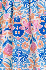 SUMMER BLOOM WOVEN MINI DRESS