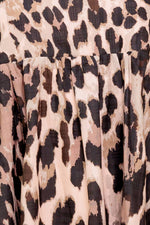 FOREVER YOURS LEOPARD WOVEN MINI DRESS
