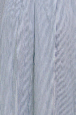 COZY GARDEN IVORY BLUE WOVEN MIDI DRESS