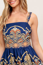 SAHARA DREAMS WOVEN MIDI DRESS