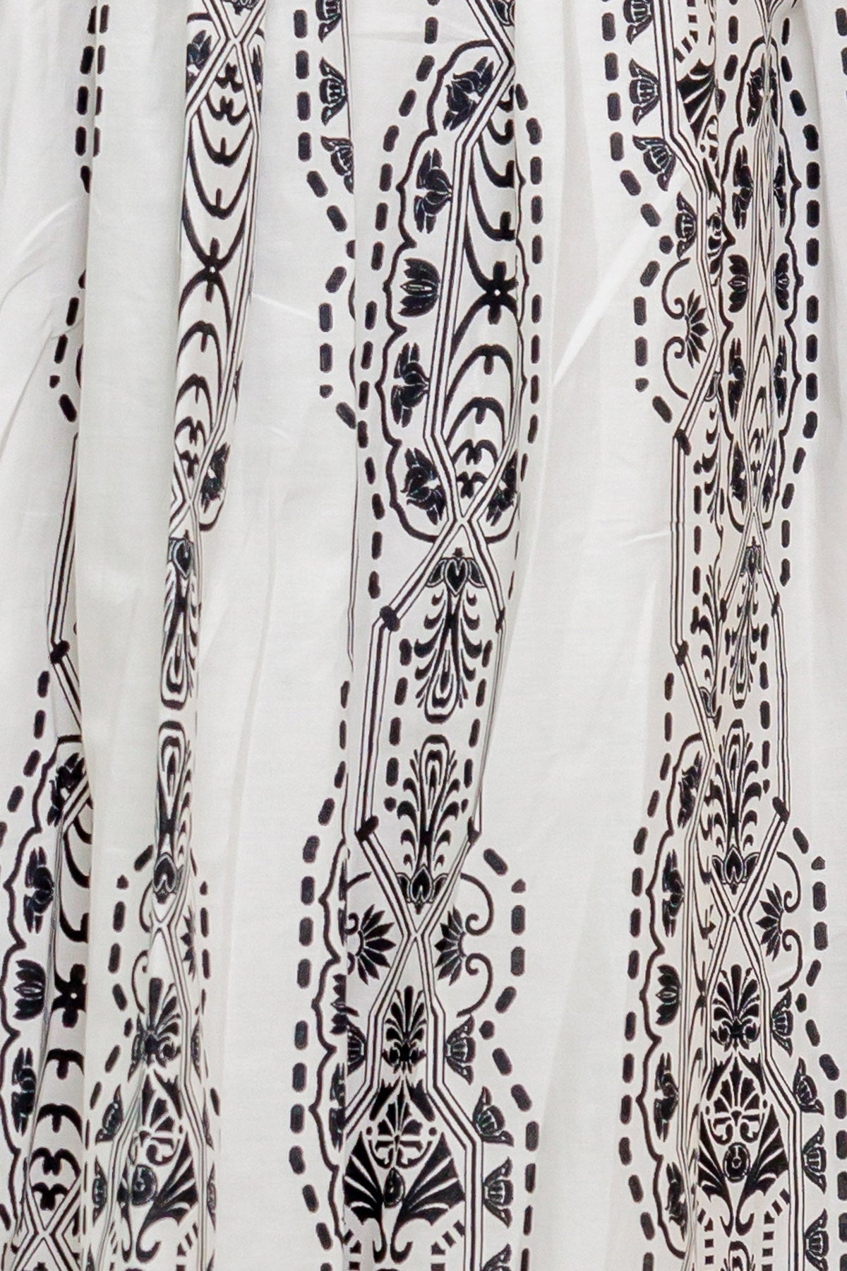 SUMMER SILHOUETTE WOVEN MIDI DRESS