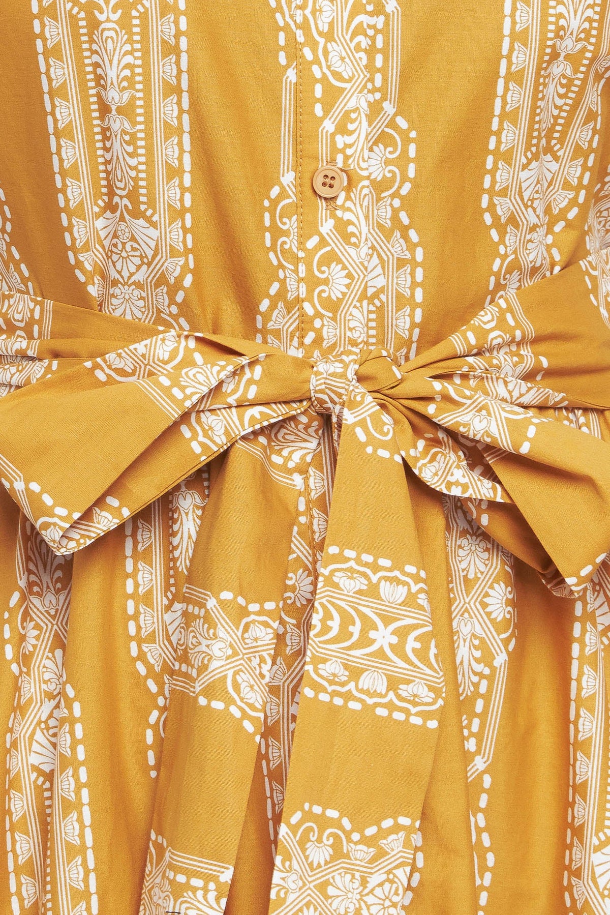 DESERT BLOOM WOVEN MIDI DRESS