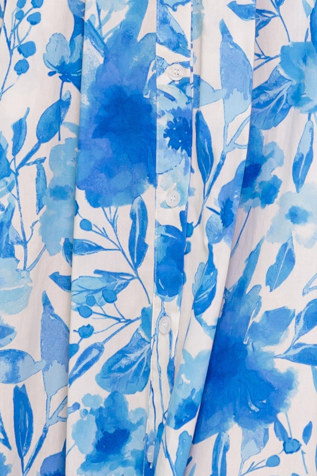 FRESHLY PICKED BLUE WOVEN MIDI DRESS