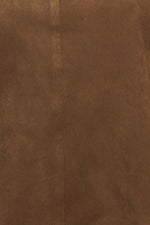 QUIET LUXURY EDGE FAUX SUEDE MIDI SHIFT DRESS