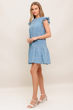 CUPCAKE SMILE WOVEN EYELET BABYDOLL DRESS