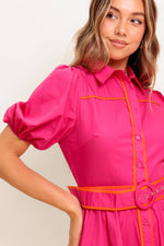 PARADISE FOUND WOVEN MINI DRESS