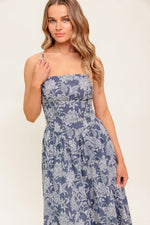 ORDINARY IS OVERRATED WOVEN MIDI DRESS