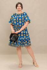 BAROQUE BREEZE WOVEN MINI DRESS