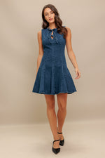 MOD DENIM DARLING MINI DRESS