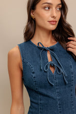 MOD DENIM DARLING MINI DRESS