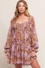 WESTERN GARDEN GIRL WOVEN MINI DRESS