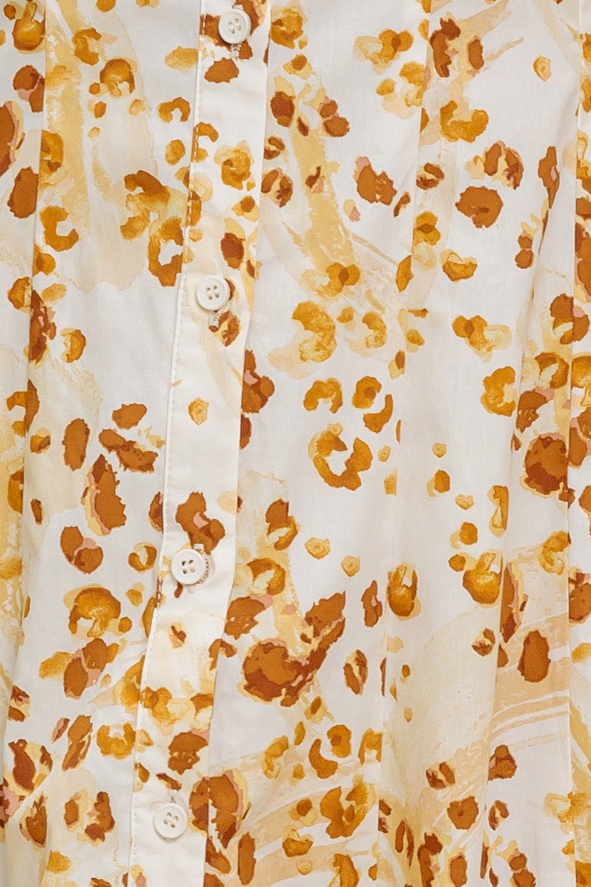 BUTTERCUP KISS WOVEN MIDI DRESS