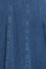 WESTWOOD CHARM DENIM MINI DRESS