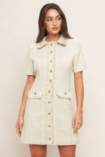 BOUCLÉ AFFAIR TWEED MINI DRESS