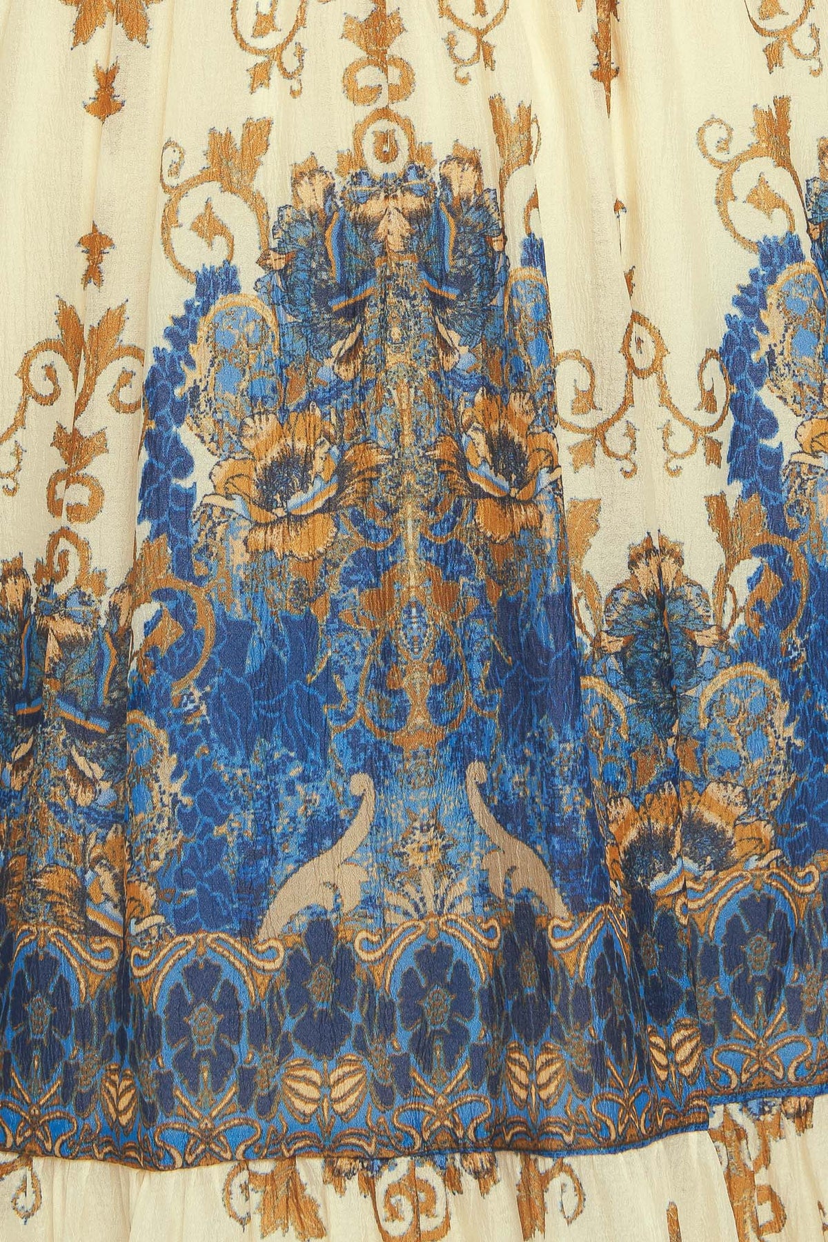 MIDNIGHT SERENADE EMPIRE WOVEN MAXI DRESS