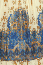 MIDNIGHT SERENADE EMPIRE WOVEN MAXI DRESS