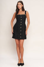 MONACO HOUR TWEED MINI DRESS