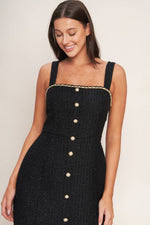 MONACO HOUR TWEED MINI DRESS