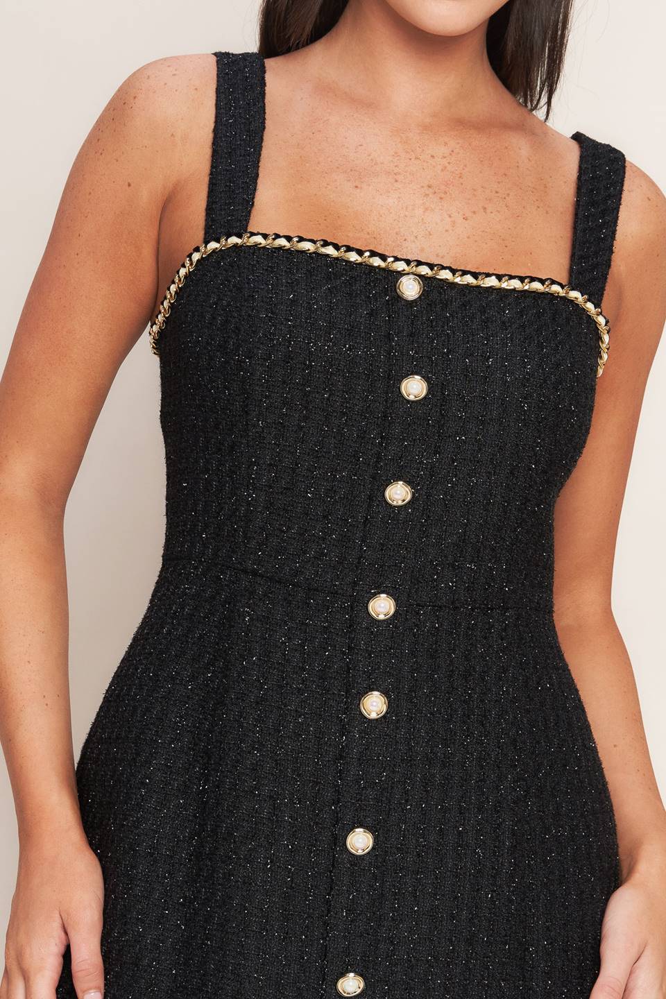 MONACO HOUR TWEED MINI DRESS