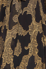 MIDNIGHT MOSS WOVEN JACQUARD MAXI DRESS