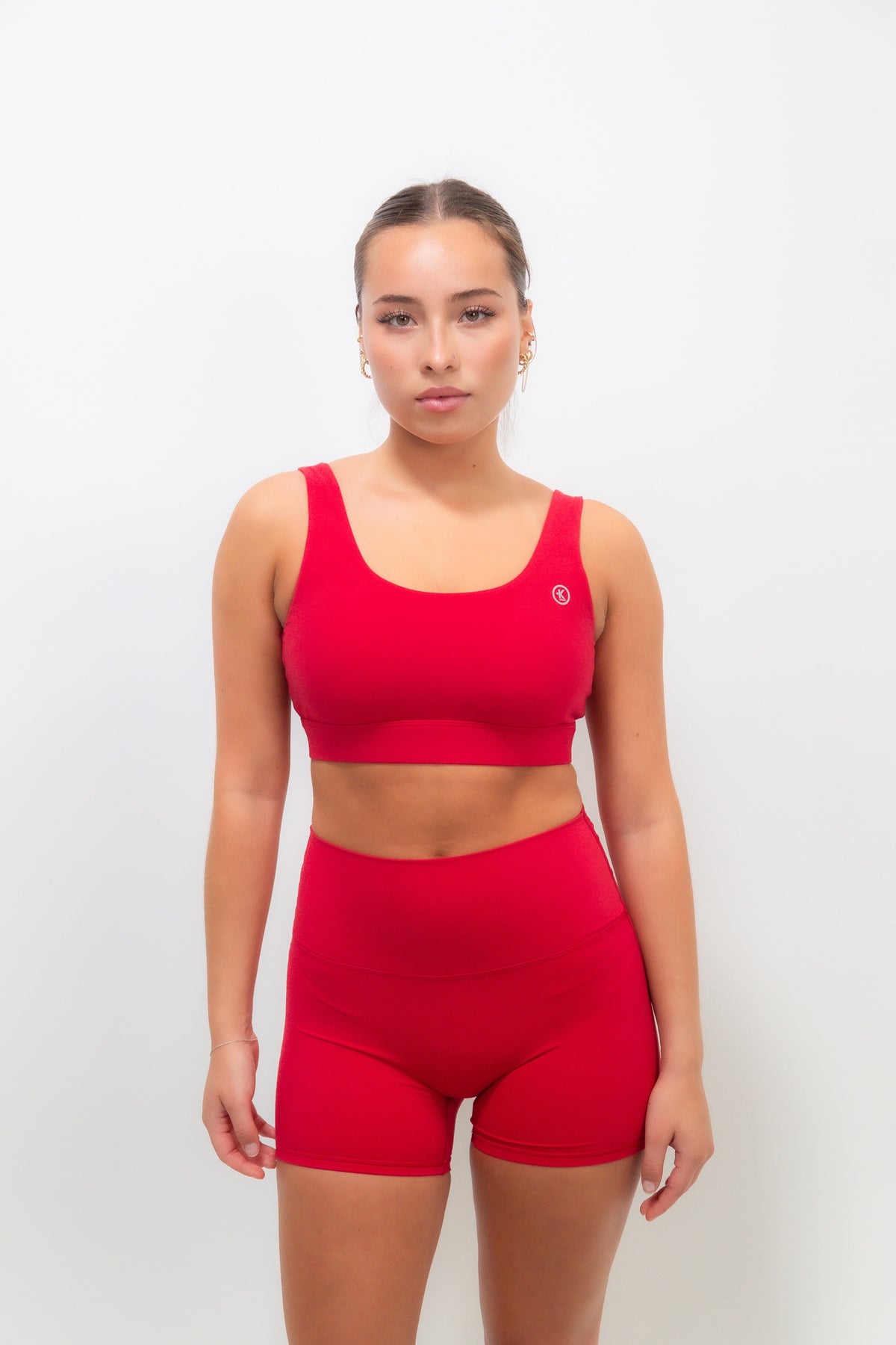 I Am Beautifully Radiant Quick-Dry Butter Red Short