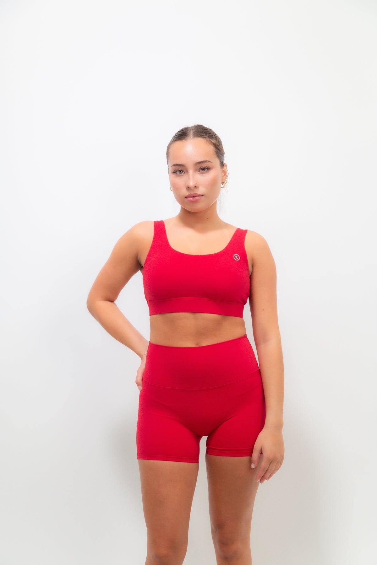 I Am Beautifully Radiant Quick-Dry Butter Red Short