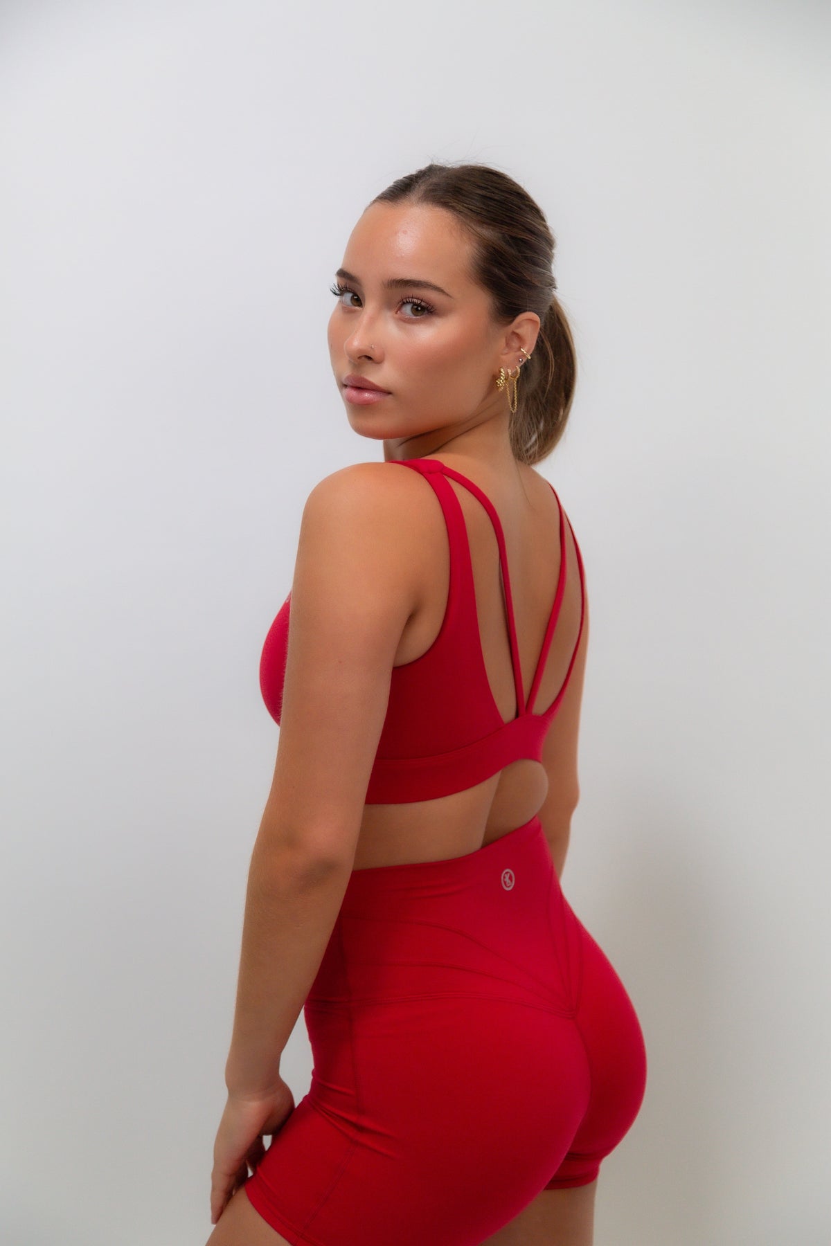 I Am Beautifully Radiant Quick-Dry Butter Red Short