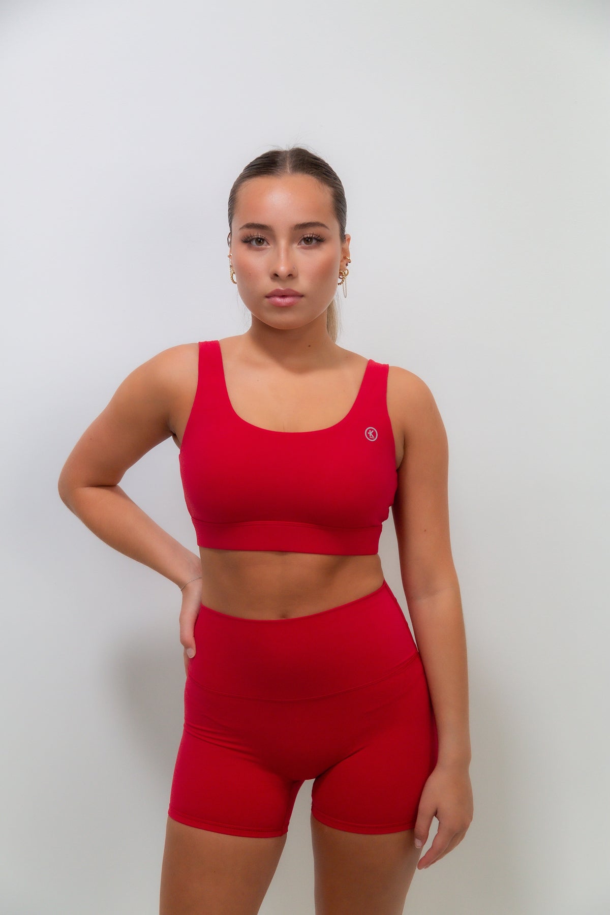 I Am Beautifully Radiant Quick-Dry Butter Red Short