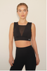I Am Treasured Mesh Panel Quick Dry Butter Black Bra test