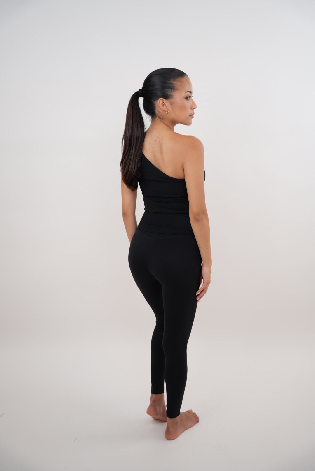I Am Wealthy Black Comfort Stretch Legging