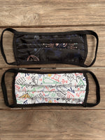 Celestial / Math Reversible Cotton Mask