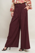 SWEET REMINISCENCE WOVEN WIDE LEG PANTS
