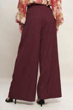SWEET REMINISCENCE WOVEN WIDE LEG PANTS
