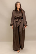 SUGAR BROWNIE WOVEN JUMPSUIT