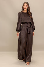ESPRESSO WHISPER WOVEN JUMPSUIT